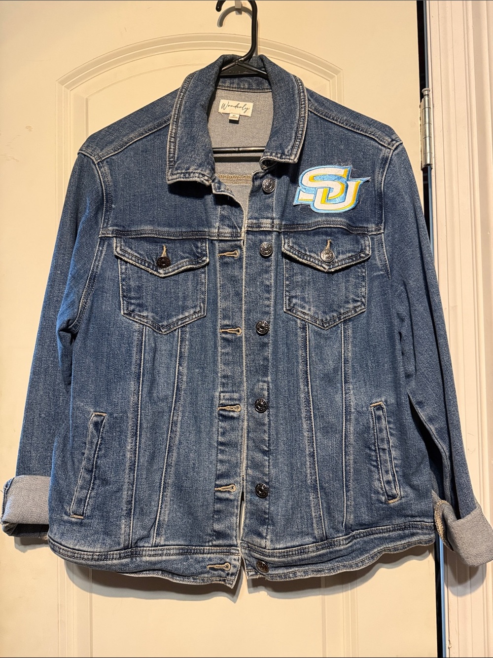 Denim Jacked with Southern University patch